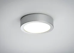 Panneau LED Lunar rond 170mm 11W 760lm 3000K Chrome mat