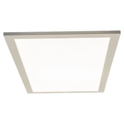 Panneau LED NICOLA metal plastique LED fixes blanc neutre luminaire interieur 29,5 x 59,5 cm