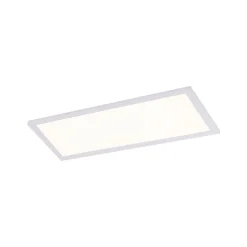 Panneau LED NICOLA metal plastique LED fixes blanc neutre luminaire interieur 29,5 x 59,5 cm
