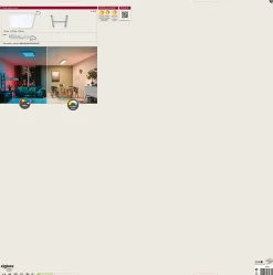 Panneau LED Smart Home Zigbee 3.0 Amaris carré 595x595mm 35W 2400lm RGBW+ Blanc gradable