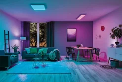 Panneau LED Smart Home Zigbee 3.0 Amaris carré 1195x295mm 35W 2500lm RGBW+ Blanc gradable