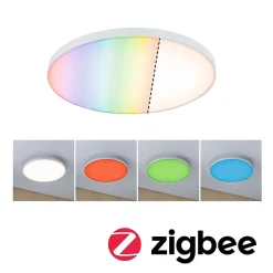 Panneau LED Smart Home Zigbee 3.0 Velora rond 400mm 22W 2000lm RGBW+ Blanc gradable