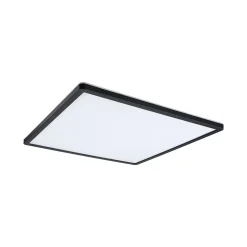 Panneau LED 3-Step-Dim Atria Shine Backlight carré 420x420mm 22W 2200lm 3000K Noir gradable