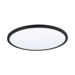 Panneau LED 3-Step-Dim Atria Shine Backlight rond 420mm 22W 2300lm 3000K Noir gradable