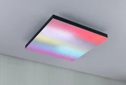 Panneau LED Velora Rainbow dynamicRGBW carré 450x450mm 19W 1690lm RGB+ Noir gradable