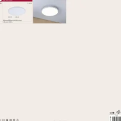 Panneau LED Velora rond 400mm 19W 1550lm 3000K Blanc