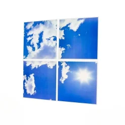 Panneau LED 60x60 Slim 45W CIEL (Pack de 4) - SILAMP