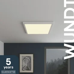 Panneau lumineux Wundt LED intégrée variation de blancs IP20 dimmable 5000lm 36W L.60xl.60xH.3,2cm blanc GoodHome