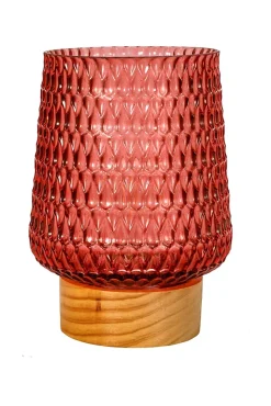 Pauleen Lampe à poser Boho Shine E27 2700K 30lm 0,8W Rose dépoli