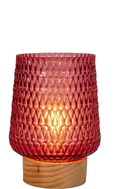 Pauleen Lampe à poser Boho Shine E27 2700K 30lm 0,8W Rose dépoli