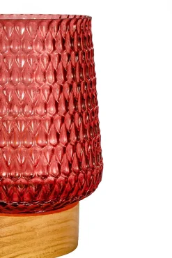 Pauleen Lampe à poser Boho Shine E27 2700K 30lm 0,8W Rose dépoli