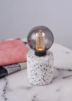 Pauleen Lampe à poser Elegant Flare E27 2500K 3lm 0,2W Terrazzo