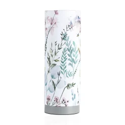 Pauleen Lampe à poser Flowery Romance E14 110mm max. 20W Beige Gris Béton Lin