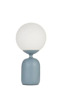 Pauleen Lampe à poser Glowing Charm E14 max. 20W Bleu Blanc