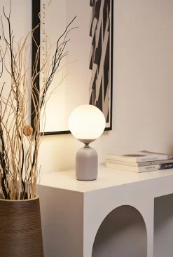 Pauleen Lampe à poser Glowing Charm E14 max. 20W Gris Blanc