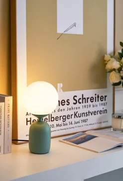 Pauleen Lampe à poser Glowing Charm E14 max. 20W Vert Blanc