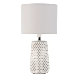 Pauleen Lampe à poser Pretty Purity E14 max. 20W Blanc Gris