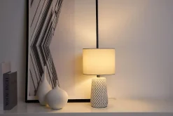 Pauleen Lampe à poser Pretty Purity E14 max. 20W Blanc Gris