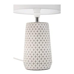 Pauleen Lampe à poser Pretty Purity E14 max. 20W Blanc Gris