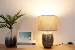 Pauleen Lampe à poser Pretty Classy E27 max. 60W Gris Beige