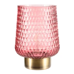 Pauleen Lampe à poser Rose Glamour E27 2700K 30lm 0,8W Rose Laiton