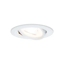Paulmann 93467 - Lot de 3 spots encastrables LED GU10 orientables 3x6,5W 2700K blanc mat