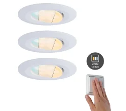 Paulmann 92999 HomeSpa Set Calla 3 spots LED encastrables IP65 WhiteSwitch 15 W