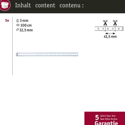 Paulmann MaxLED 1000 70675 Ruban LED extension 100 cm 24 V blanc lumière du jour avec connecteur mâle