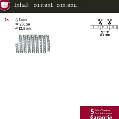 Paulmann MaxLED 500 70828 Ruban LED d'extension 2,5 m blanc lumière du jour 24 V 14 W 1375 lm