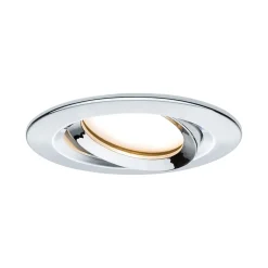 Paulmann Nova 93488 - Spot encastrable LED 3 pièces 18 W chrome, orientable, dimmable