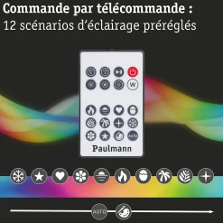 Paulmann TV Strips 65" ruban LED 2,4 m RGB 4 W avec connecteur USB et télécommande