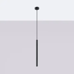 Pendentif en acier 1 lampes 8x8x120cm Sollux