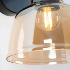 Petite applique en verre ambré - Linz