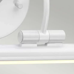 Petite applique LED pour tableau Alton 1 lumière - Blanc