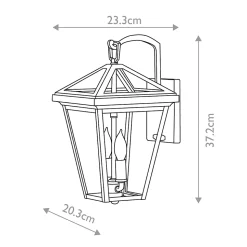 Petite lanterne murale Alford Place 2 lumières
