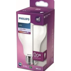 Philips Ampoule LED Equivalent 120W E27 Blanc froid Non Dimmable, verre