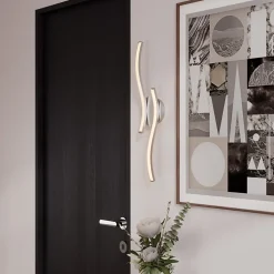 Plafonnier 2 lampes vague à LED 700lm GoodHome Muscovy