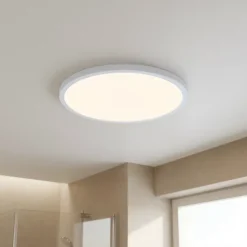 Plafonnier à LED blanc neutre 1700lm 14.5W IP44 ⌀30cm blanc GoodHome Thornaby