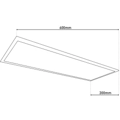 Plafonnier à LED 'SALTA' blanc 60 x 30 x 5 cm