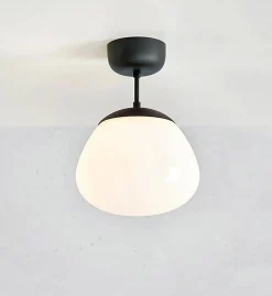 Plafonnier 1 lumière E27 40W IP20 blanc noir - Markslöjd - Rise