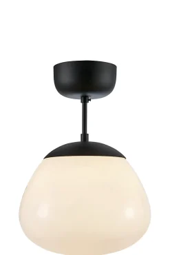 Plafonnier 1 lumière E27 40W IP20 blanc noir - Markslöjd - Rise