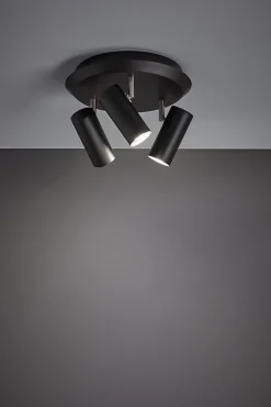 Plafonnier 3 spots GU10, max. 12W, IP20, noir - Markslöjd - Barcelona