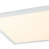 Plafonnier aluminium blanc, LED ROSI