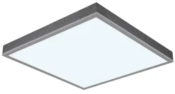 Plafonnier aluminium couleur argent, LED DORO