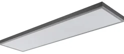 Plafonnier aluminium couleur argent, LED DORO