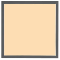 Plafonnier aluminium graphite, LED DORO