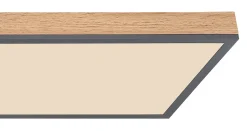 Plafonnier aluminium graphite, LED DORO