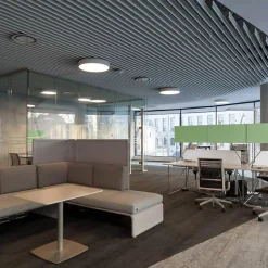 Plafonnier Applique CAPRI R 1 C Indigo - 20W - 3CCT - Dimmable coupure de phase - Blanc mat