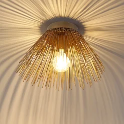 Plafonnier Art Déco doré - Broom