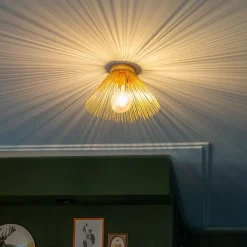 Plafonnier Art Déco doré - Broom